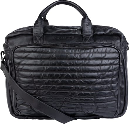 Presly & Sun Heren - Leren tas - Black