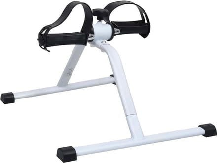 Hometrainer Fiets - Oefenfiets - Thuis Trainen - Compact Ontwerp - 51 x 41 x 32 cm - Zwart Zilver