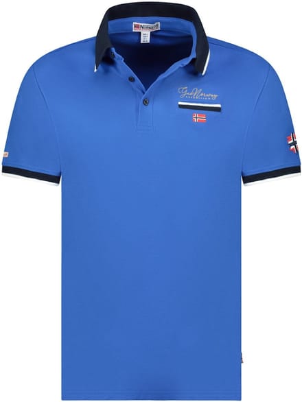 Geographical Norway Expedition Katoen Polo Shirt Kara Royal - M