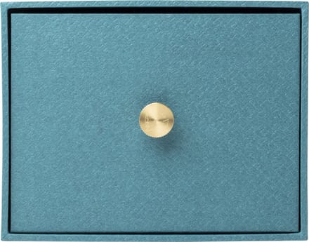 Exacompta 2x Fotodoos met lade OfficeByMe - Eendenblauw - 78603E