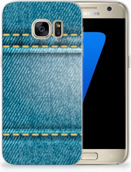 Samsung Galaxy S7 Silicone Back Cover Jeans