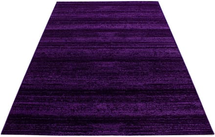 Modern laagpolig vloerkleed Plus - lila 8000 - 80x300 cm