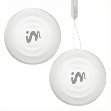 imoshion Mini Tag - Bluetooth Tracker Geschikt voor iOS Find My / Zoek Mijn - Tracker Hond / Kat - 2 pack - Wit