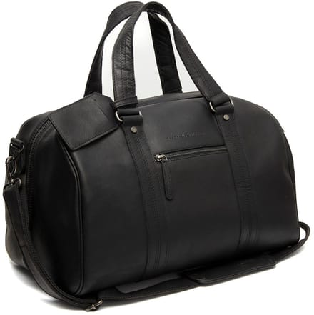 The Chesterfield Brand Volenza Waxed Pull Up Weekendtas - Reistas - Zwart