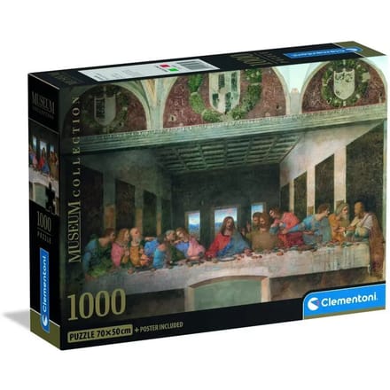 Clementoni - Puzzel - 1000 Stukjes - Het Laatste Avondmaal - Puzzel Voor Volwassenen