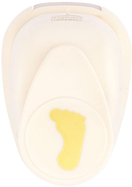 Vaessen Creative Pons - Figuurpons - Voet - 1,4 x 2,4 cm