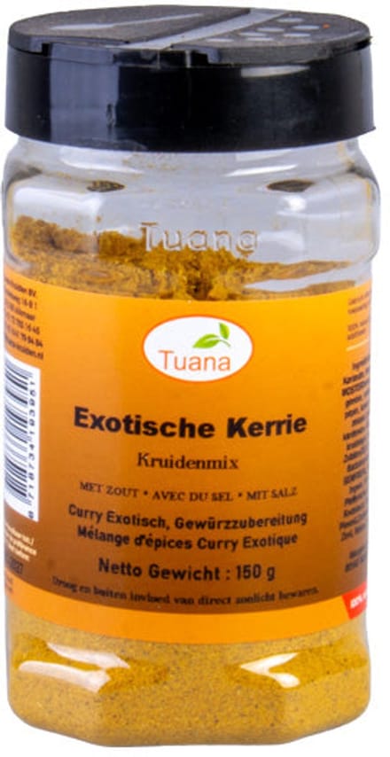 Tuana Kruiden - Kerrie Exotisch Kruidenmix 150g - Tuanashop - MP-K-0062