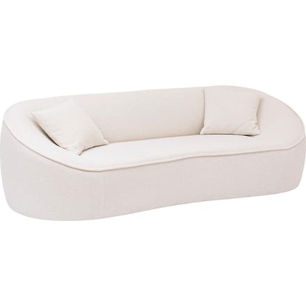 Eazy Living Bouclé 3-zitsbank Odil Wit