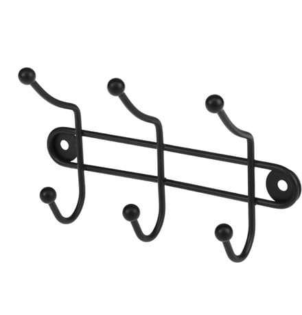 KADAX Wandhaak - 3 Haken - Zwart - Metaal - Modern Design