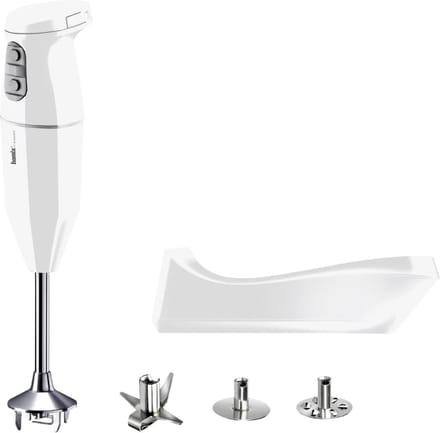 Bamix draadloze staafmixer / keukenmachine - 3 snelheden - Cordless Plus Wit