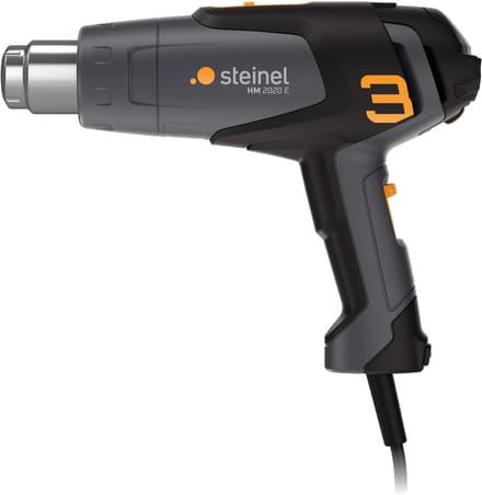 Steinel Heteluchtpistool HM2020E - 2200W - Verfafbrander - Temperatuur instelbaar van 80-630°C - Luchtvolume instelbaar van 150-500l/min - 2,2m kabel