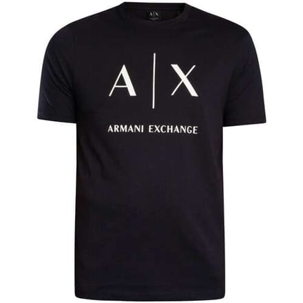 T-shirt Korte Mouw Armani Exchange Slim fit T-shirt met groot logo