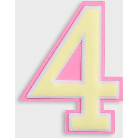 Number 4 Number Sticker