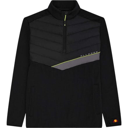 Ellesse Heren Gueza Half Zip Fleece Top (Zwart)