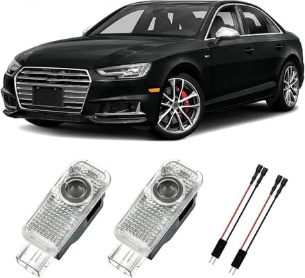 Universele LED Deurlogo Projector voor Auto - 2 Stuks Instapverlichting