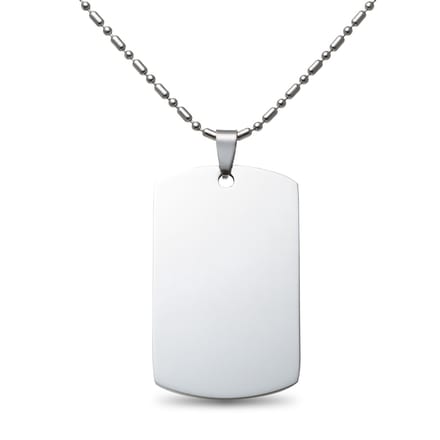 Lovelockers® - Dogtag - Hanger met Ketting - Edelstaal