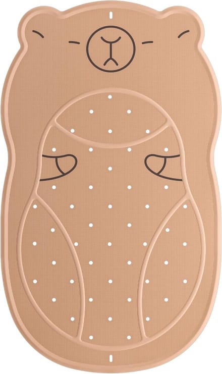 Antislip Badmat met Leuke Capibara Print voor Kinderen