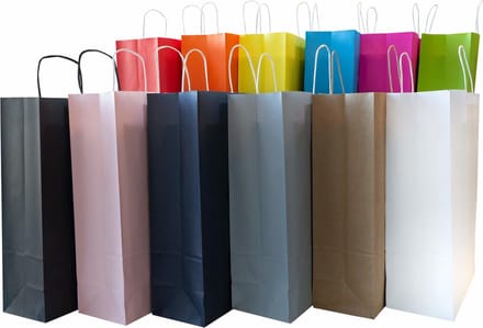 50x papieren tassen Zwart in diverse formaten 32x12x41 cm (A3)