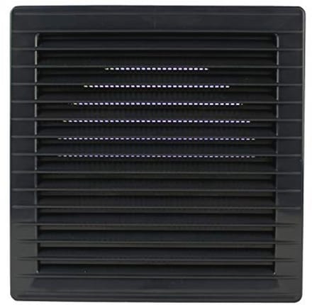 Ventilatierooster vierkant 170 x 170 mm met geïntegreerde insectenbescherming