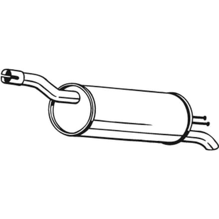 Geluiddemper achter BOSAL 148-343