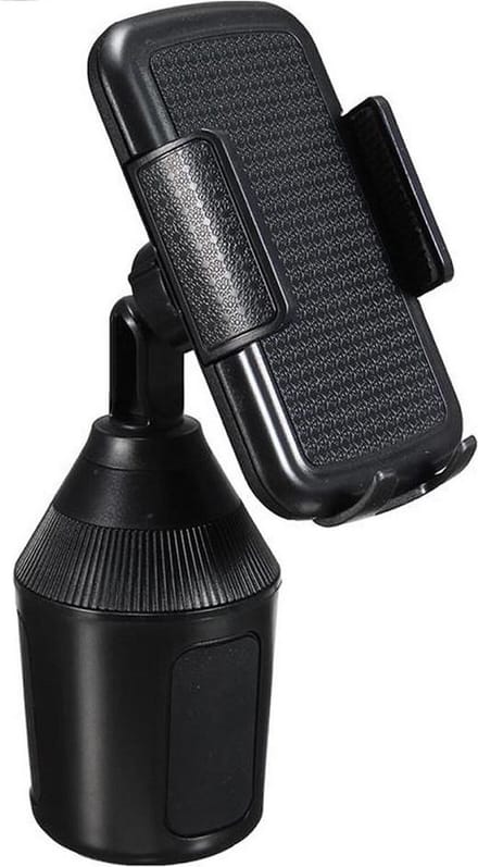 LuxeBass Telefoonhouder Auto Bekerhouder met Korte Zwanenhals | 360° roteren - LB430