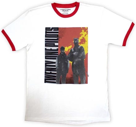 Twenty One Pilots - Side Stand Ringer Heren T-shirt - 2XL - Wit