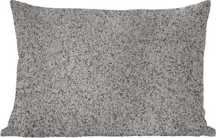 Buitenkussens - Graniet - Zwart - Wit - Patroon - Grijs - 60x40 cm - Weerbestendig