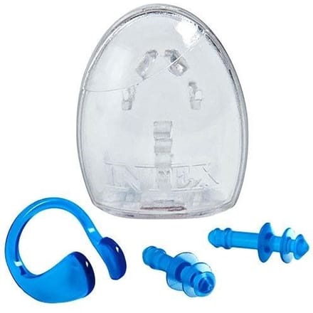 EAR PLUGS AND NOSE CLIP COMBO SET. 1 Pair Plug. 1Pc Clip AND Case. Ages 8+