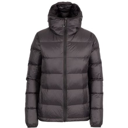 Trespass Dames/Dames Humdrum Packaway Down Jacket (Zwart)