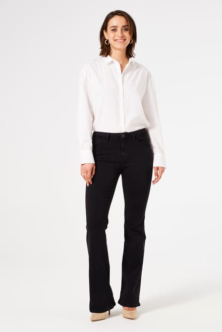 Celia 245 Superslim Flared Jeans - Dark Used