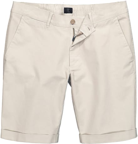 JP 1880 - Heren - Chino-bermuda Buik-Fit Regular Fit - Cement - Maat 56