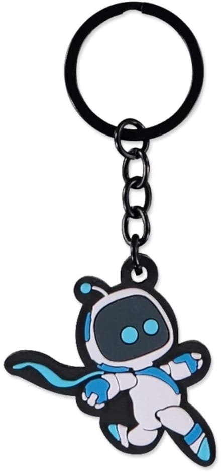 Astrobot - Rubber Sleutelhanger - Zwart