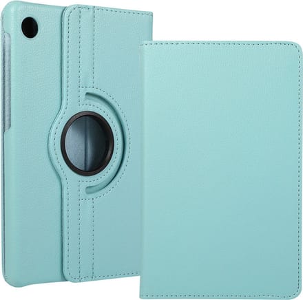 Geschikt Voor: Samsung Galaxy Tab A8 2021 Multi Stand Case - 360 Draaibaar Tablet hoesje - Tablethoes - Turquoise