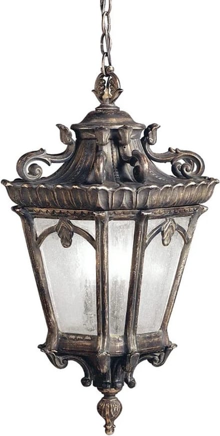 Kichler LED Buiten Hanglamp Tournai | 4X E27 Max 60W | IP44 | Dimbaar | Londonderry