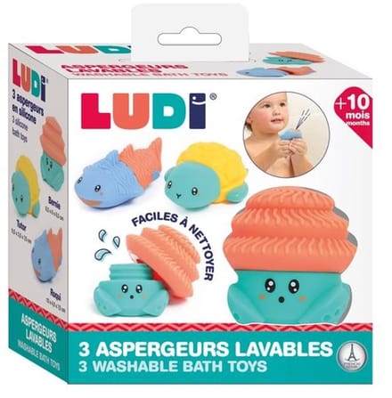 LUDI - Waterspuiters - Waterspuwers - Watersproeiers - Uitwasbare sproeiers