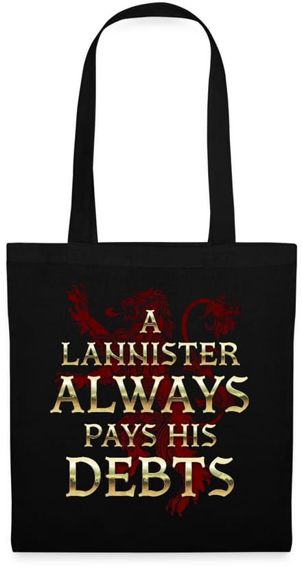 Game Of Thrones A Lannister Always Pays His Debts Tas Van Stof Schoudertas