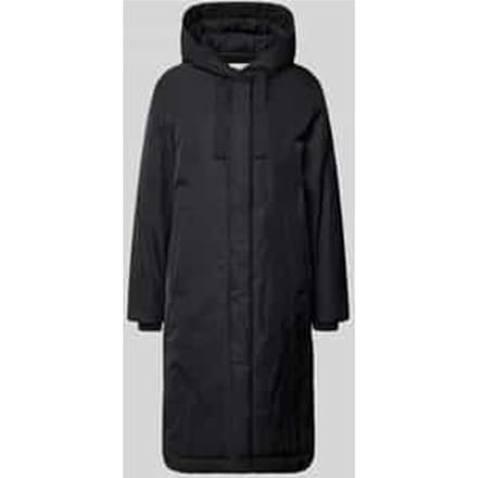 Regular fit lange parka met capuchon