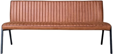 Starfurn Eetkamerbank Tivoli - Cognac Leer - 185x56x88cm