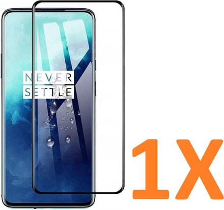Volledige dekking Screenprotector Glas - Tempered Glass Screen Protector Geschikt voor: Oneplus 7T Pro / Oneplus 7 Pro - 1x