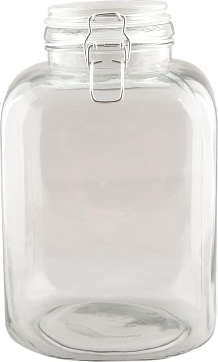 6GL0955 - Voorraadpot - Doorsnede/hoogte: 15 x 25 cm - glas - Transparant