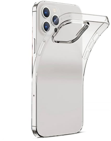 Jaym, Hoesje geschikt voor iPhone 16 Pro Max - Flexibel & Draadloos Opladen Compatibel, Transparant