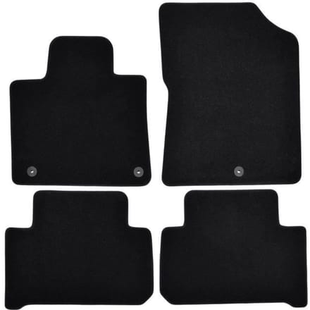 Tapis de sol - KIA - Sorento - Noir - 4 pièces - Renforcé sous les pédales