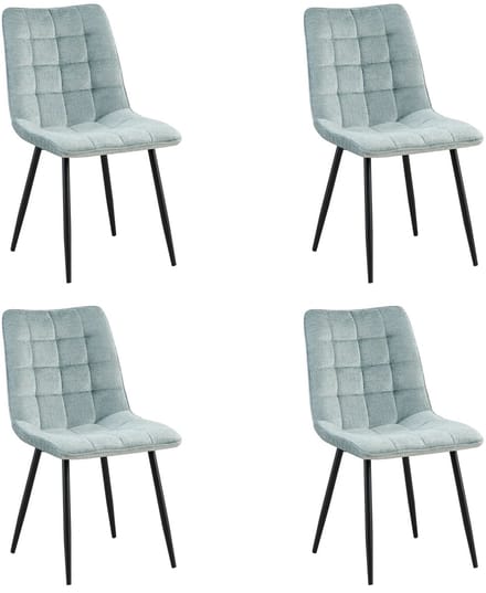 Eetkamerstoel Lucille Perfect Harmony Lichtblauw - eetkamerstoelen set van 4