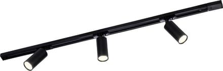Ledvion - LED Railverlichting 1M + 4 Railspots (Wit - Dimbaar - GU10 Fitting) - 1-Fase