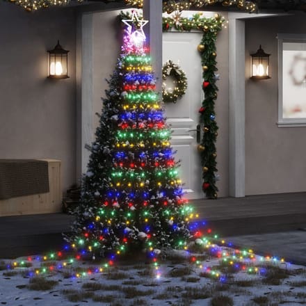 vidaXL - Kerstboomverlichting - 320 - kleurrijke - LED's - 375 - cm