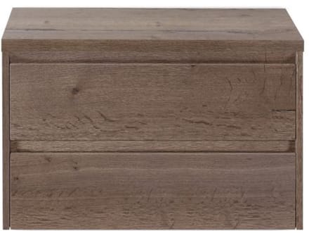 Dante Badmeubelset 80 cm - Tabacco - Wastafelbovenblad