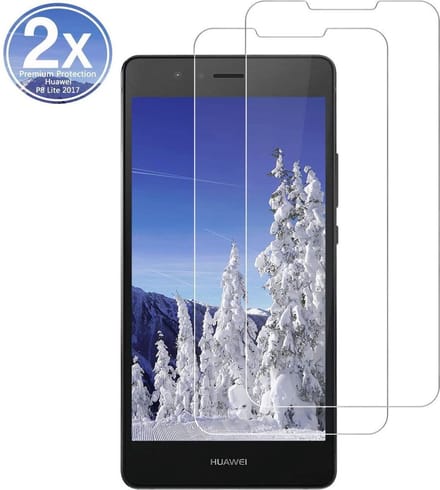 Screenprotector Geschikt voor: Huawei P8 lite 2017 Screen Protector [2-Pack] Tempered Glas