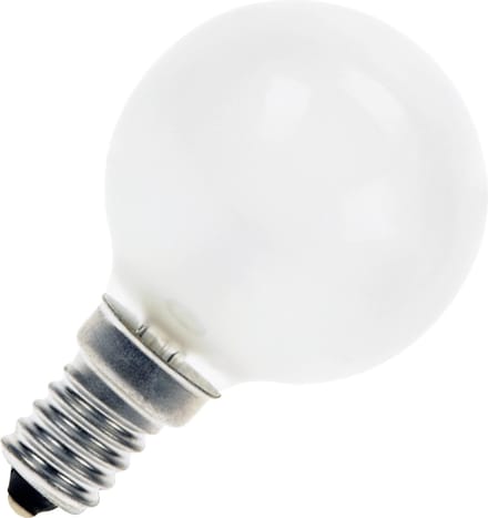 Schiefer E14 Kogel Gloeilamp | 40W 2700K 310lm 220V/240V Mat | Dimbaar