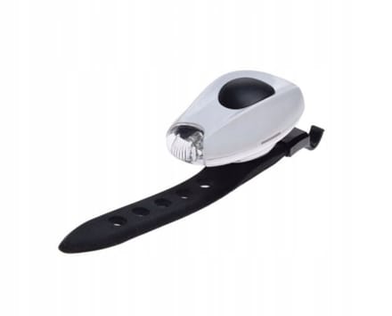Merkloze LED Fietslamp Voor & Helm, Wit