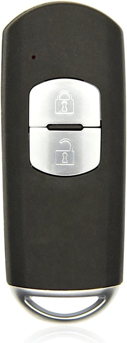 XEOD Autosleutelbehuizing - sleutelbehuizing auto - sleutel - Autosleutel geschikt voor Mazda Smartkey 2 knops
